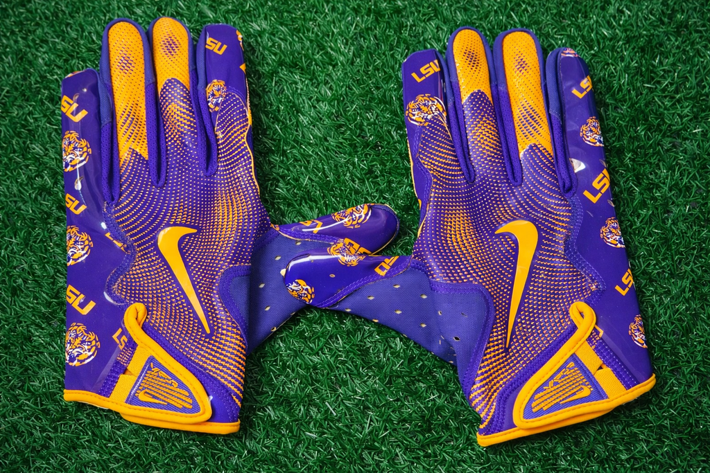 LSU Football Gloves