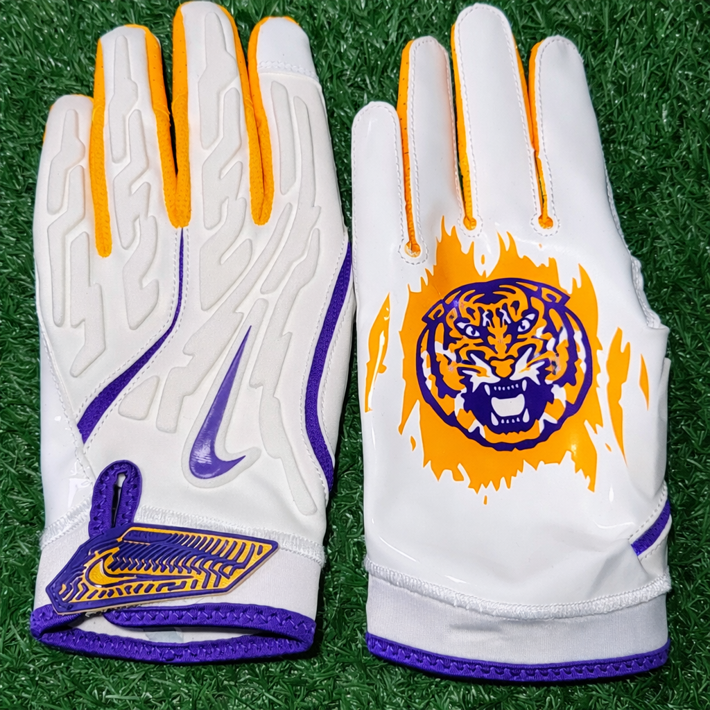 LSU Football Gloves